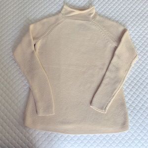 JMcLaughlin ivory cotton knit sweater
